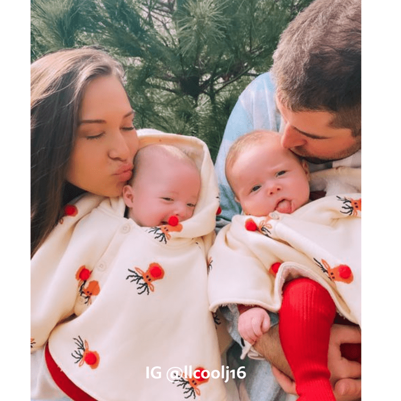 Baby Christmas Deer Hooded Warm Cape