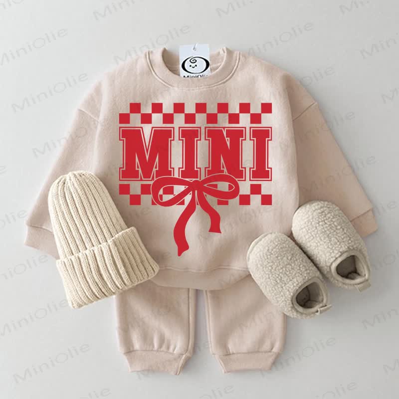 MINI Baby 2-piece Christmas Beige Set