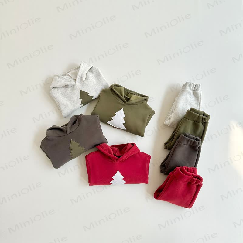 Baby Toddler Fleece Lined Tree 2-piece Set