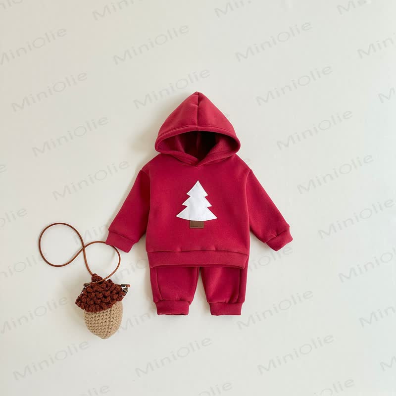 Baby Toddler Fleece Lined Tree 2-piece Set