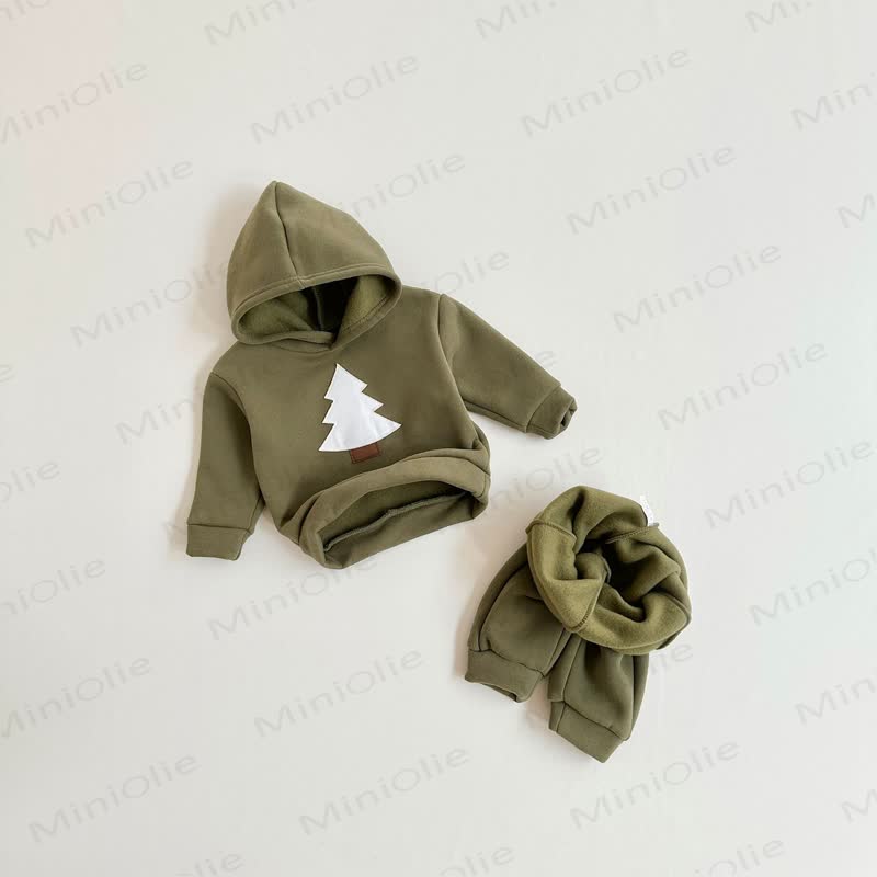 Baby Toddler Fleece Lined Tree 2-piece Set