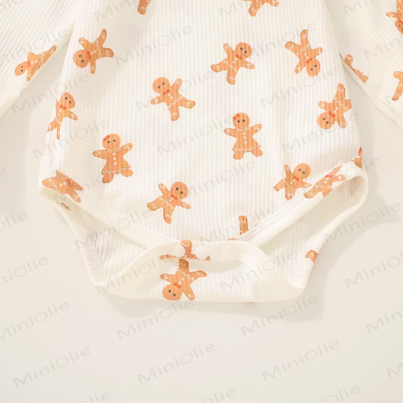 Baby Chritmas Bodysuit Shorts and Headband 3pcs Set