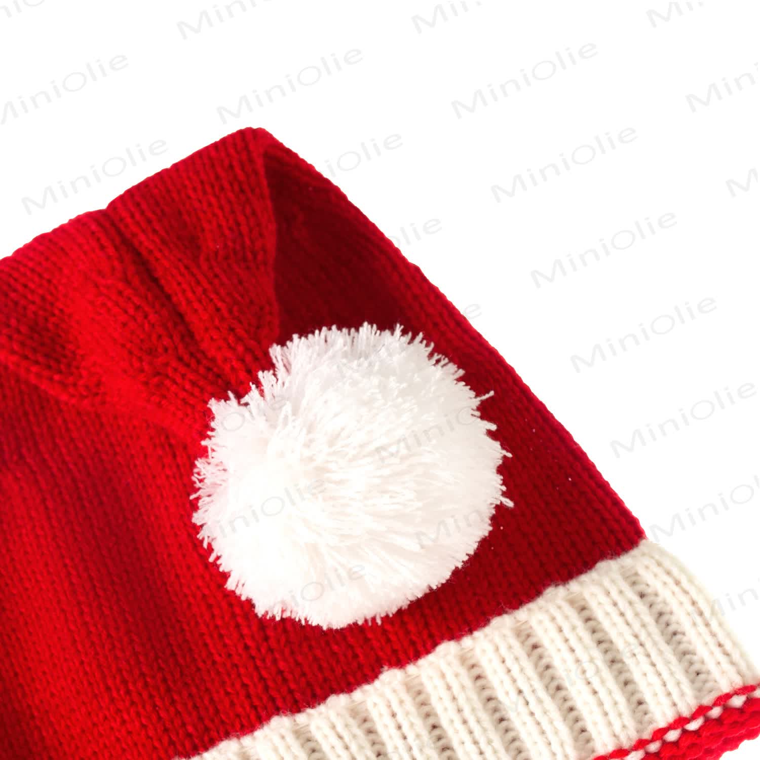 Baby Red Christmas Knitted Warm Beanie