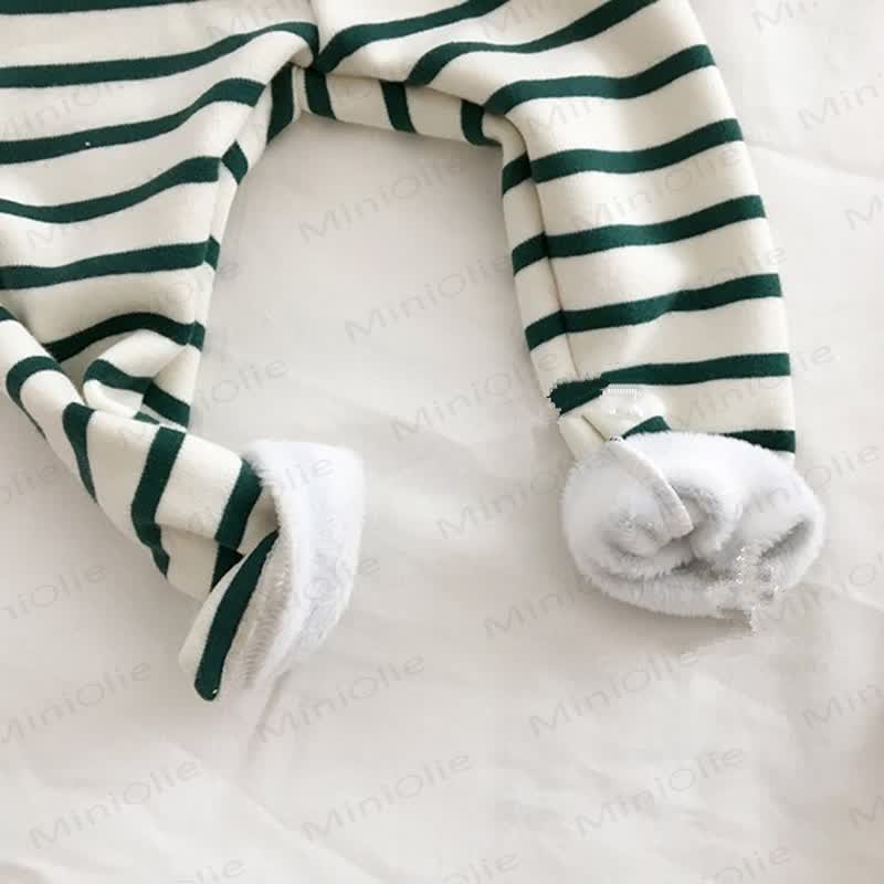 Baby Fleece Lined Striped Leggings