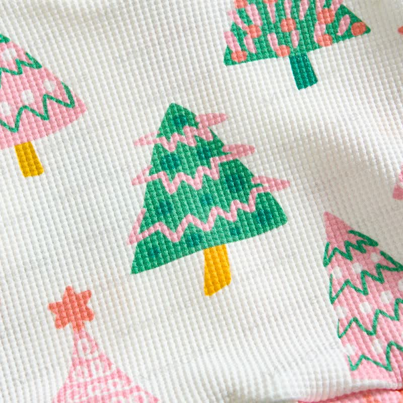 Baby White Tree Waffle 2-piece Set