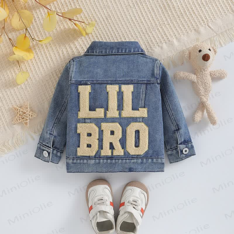 Baby Toddler Boy Denim Brother Jacket