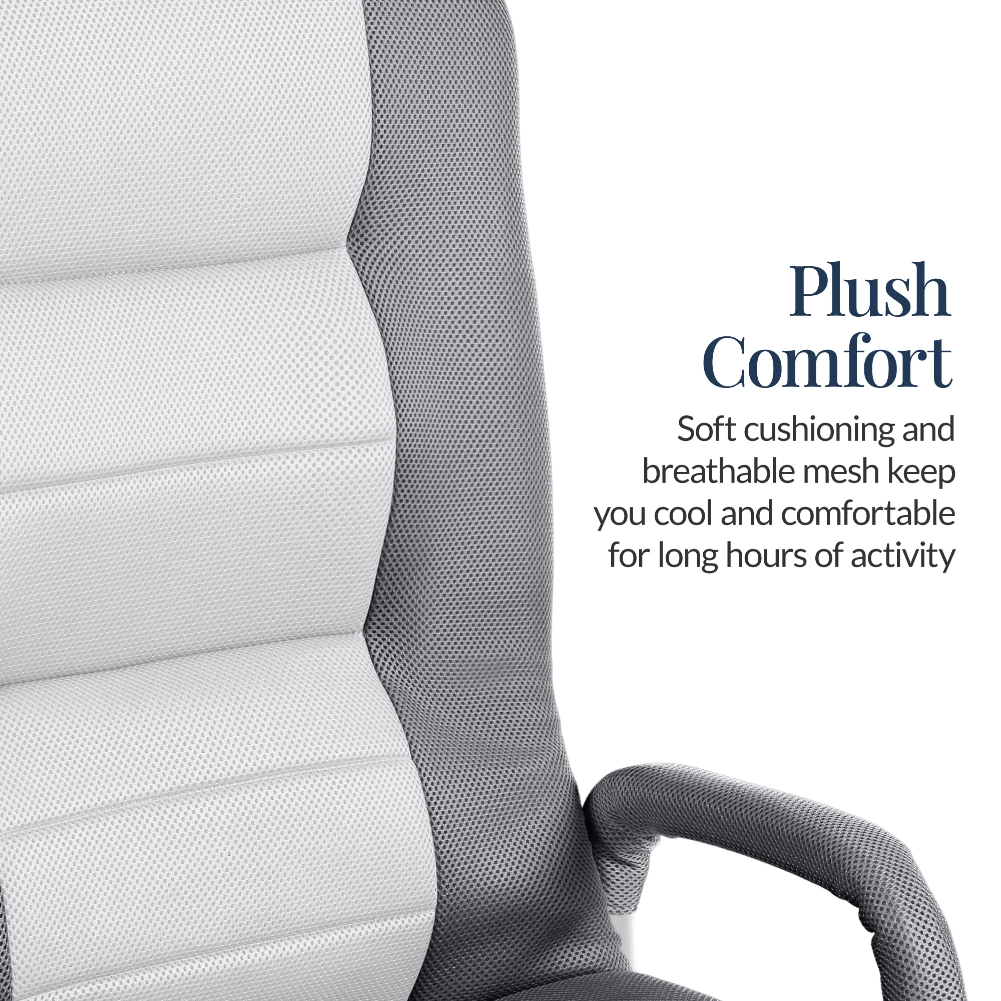 Gaming Floor Chair w/ 360-Degree Swivel, Armrest, Adjustable Backrest