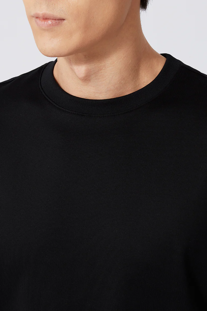 Regal Crew Neck T-Shirt | Black BKFD01