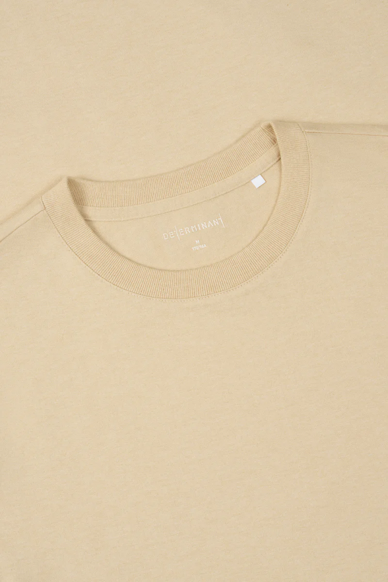 TerraTones Natural Dye Crew Neck T-Shirt | Khaki 70688J