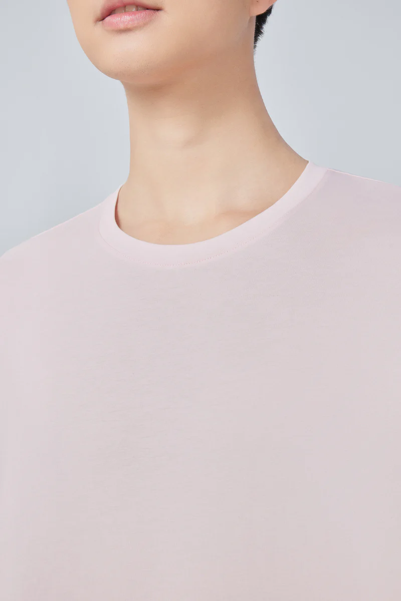 Super Soft Crew Neck T-Shirt | Pink P670UZ