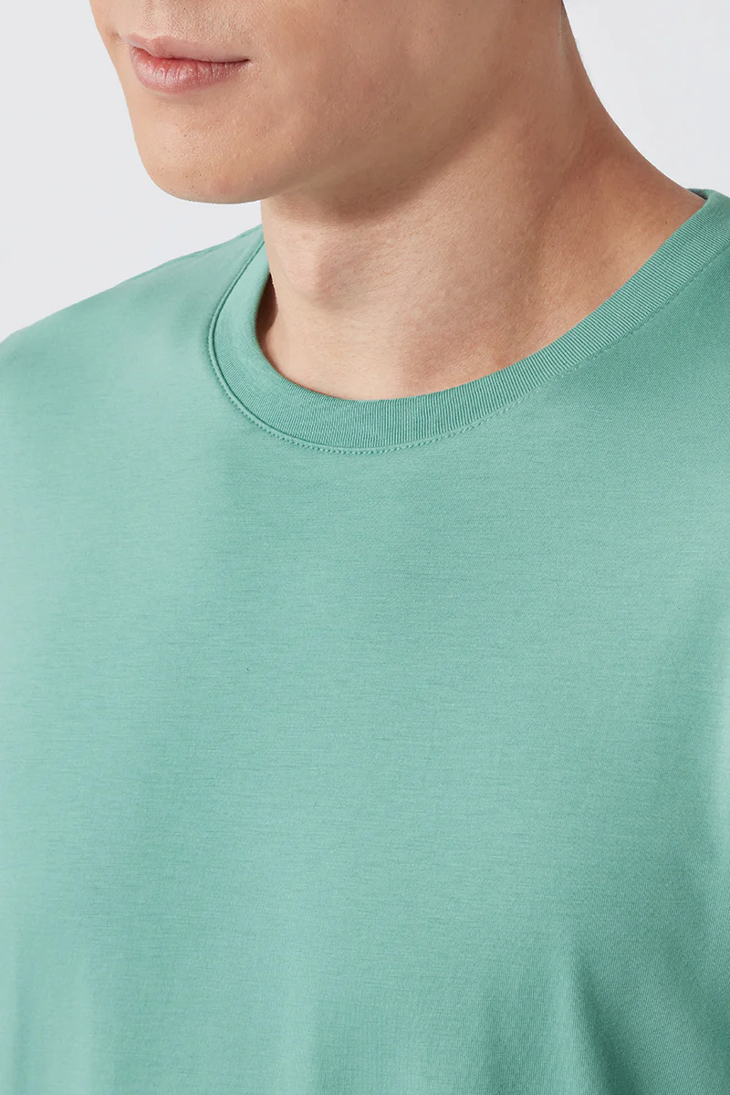 Super Soft Crew Neck T-Shirt | Green 165112