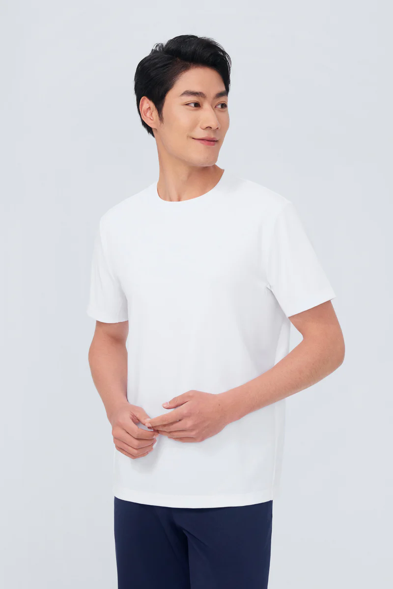 InstantCool Jersey Crew Neck T-Shirt | White WH001Z