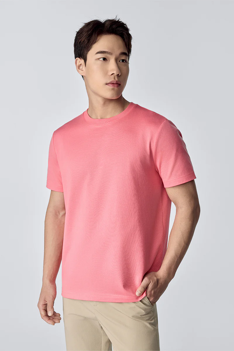 Regal Crew Neck T-Shirt | Pink Lemonade PT1735