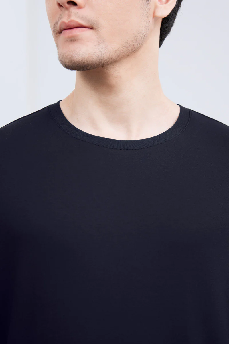 HeatGuard Crew Neck Long Sleeve T-Shirt | Navy NNY096