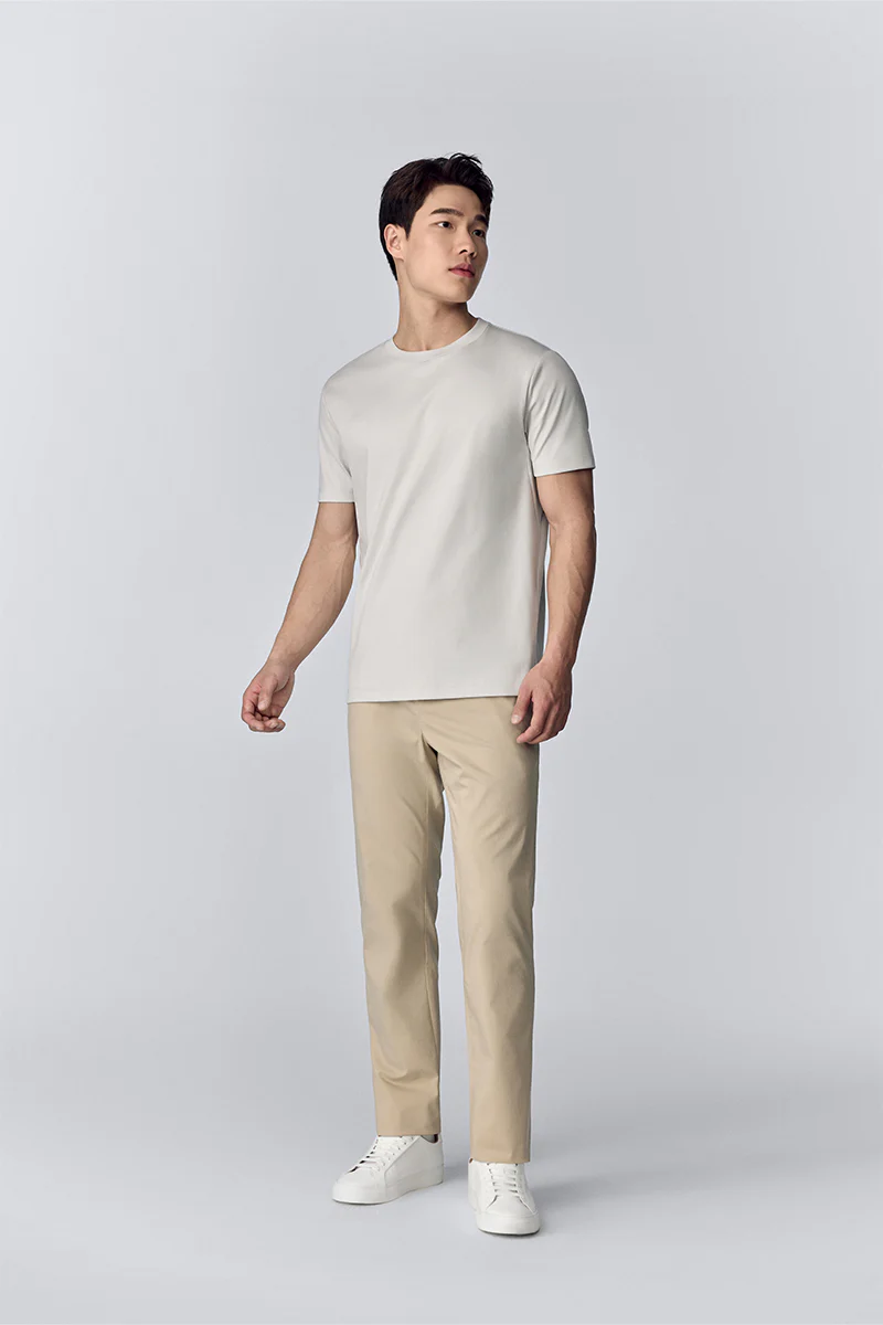 InstantCool Jersey Crew Neck T-Shirt | Light Grey GYFL01