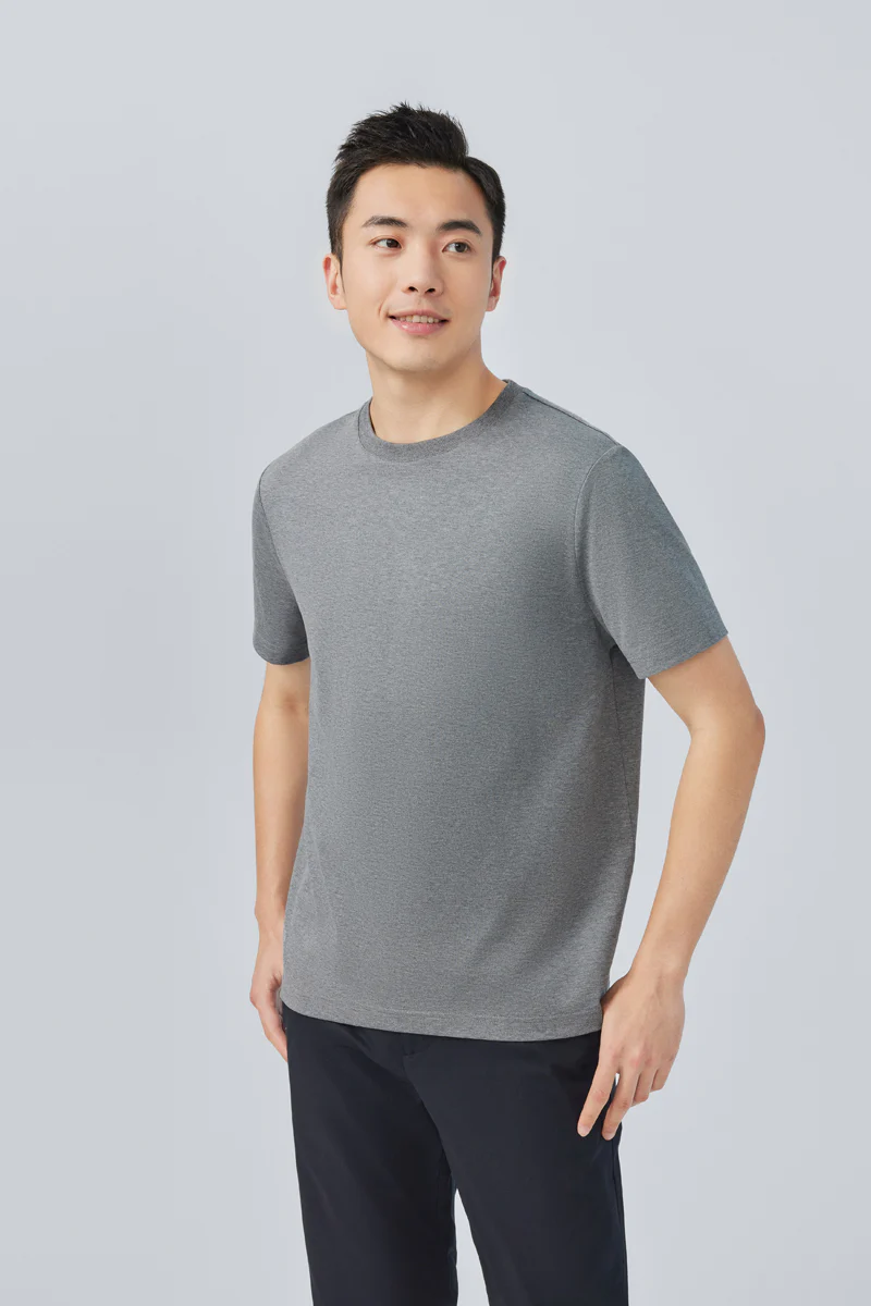 Regal Crew Neck T-Shirt | Dark Grey EBCG30