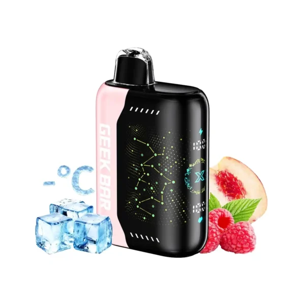 White Peach Raspberry GEEK BAR Pulse X 25K Disposable Vape