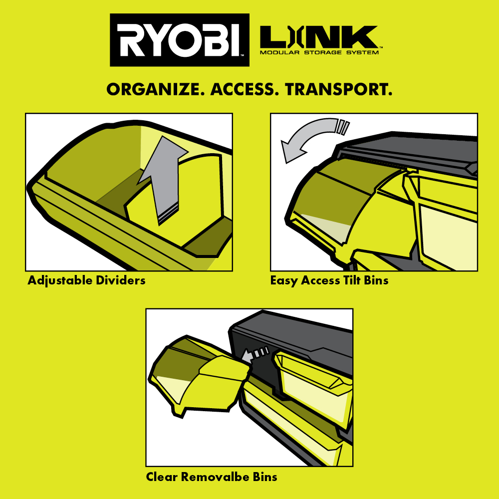 LINK WALL SMALL PARTS ORGANIZER