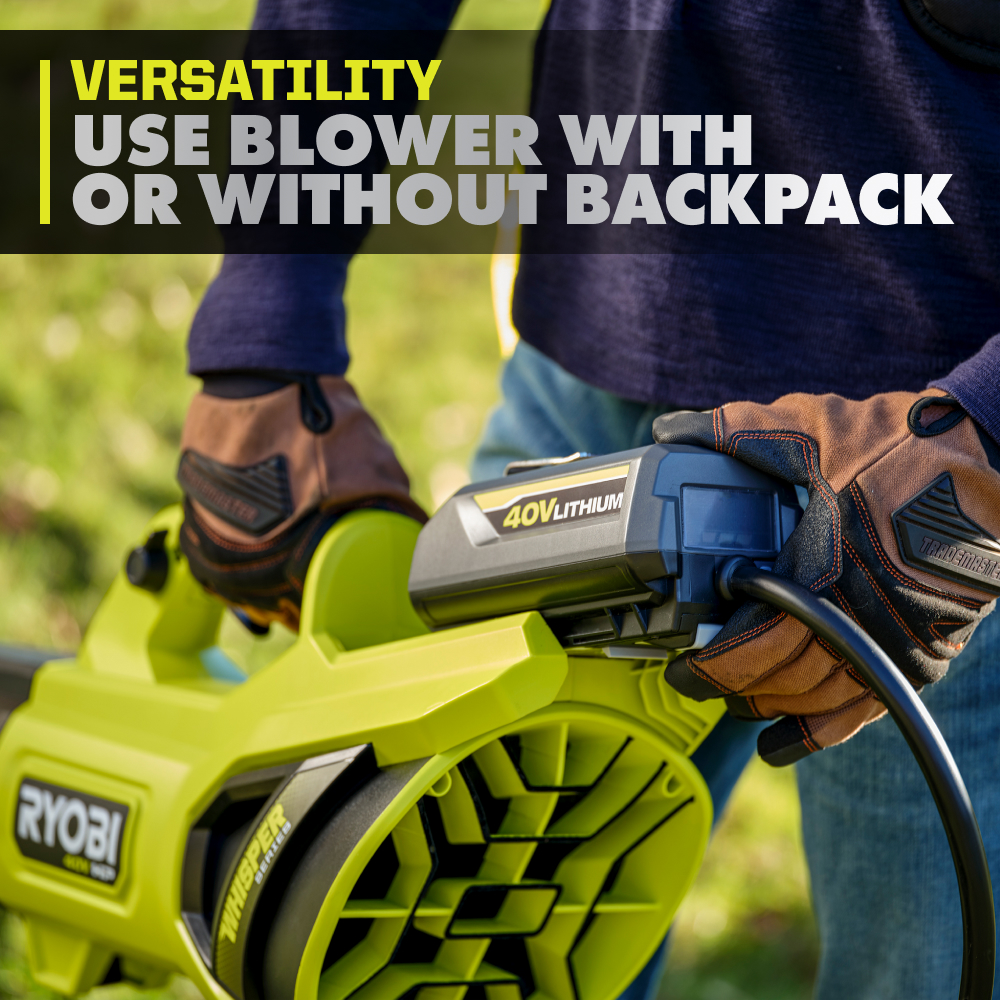 40V HP BRUSHLESS 730 CFM BLOWER & BACKPACK POWER SUPPLY KIT