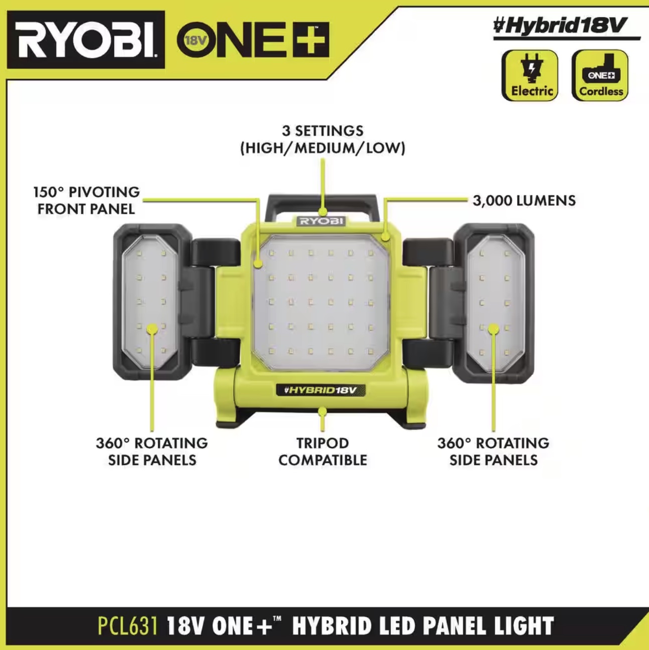 18V ONE+ 3-Tool Light Combo