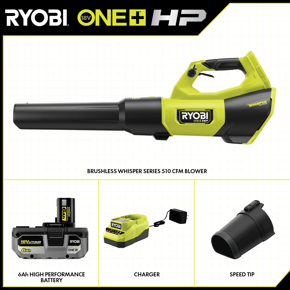 18V ONE+ HP BRUSHLESS 510 CFM BLOWER KIT