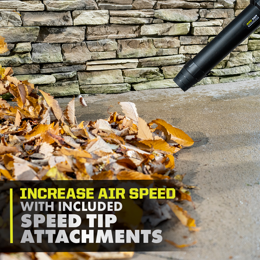 40V HP BRUSHLESS 600 CFM WHISPER SERIES BLOWER & 15