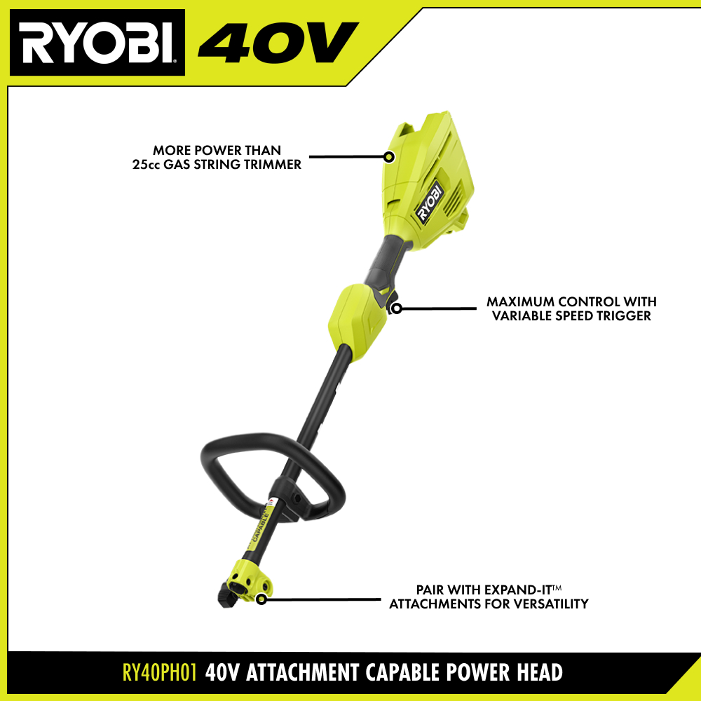 40V ATTACHMENT CAPABLE POWER HEAD KIT