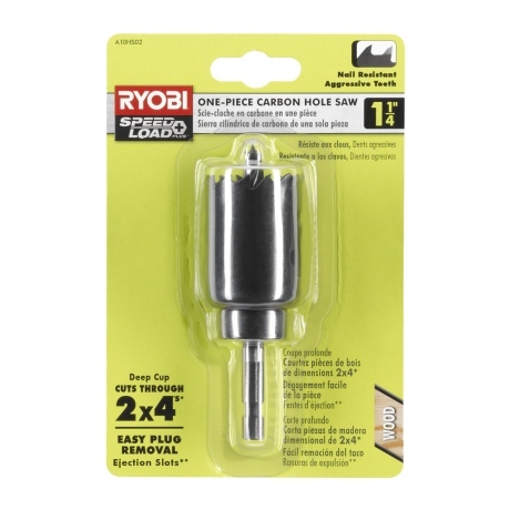 RYOBI 1-1/4 ONE PIECE CARBON HOLE SAW