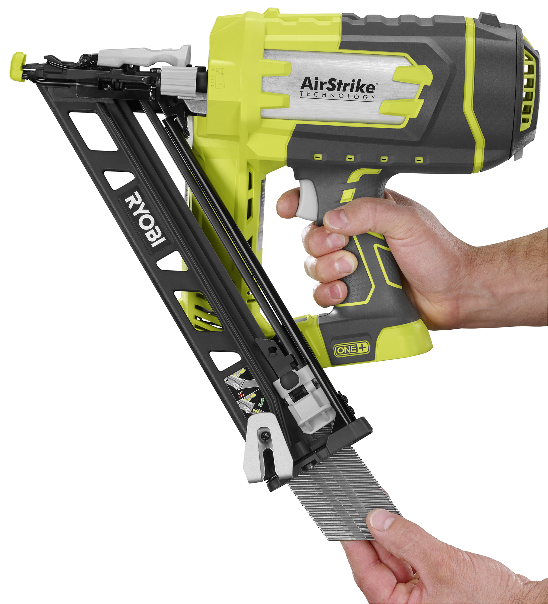 18V ONE+ AirStrike 15GA Angled Finish Nailer