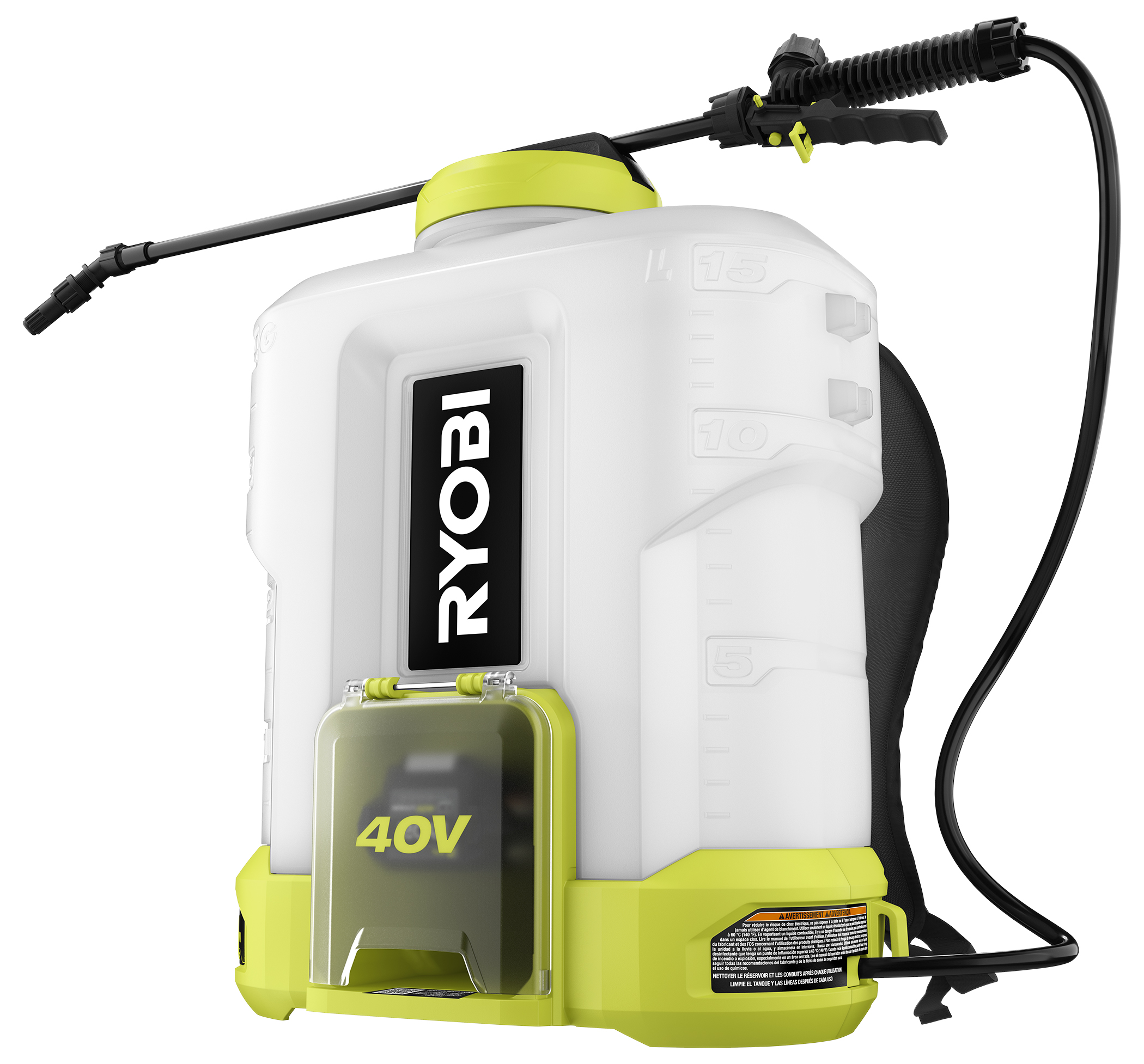 40V 4 GALLON BACKPACK CHEMICAL SPRAYER KIT