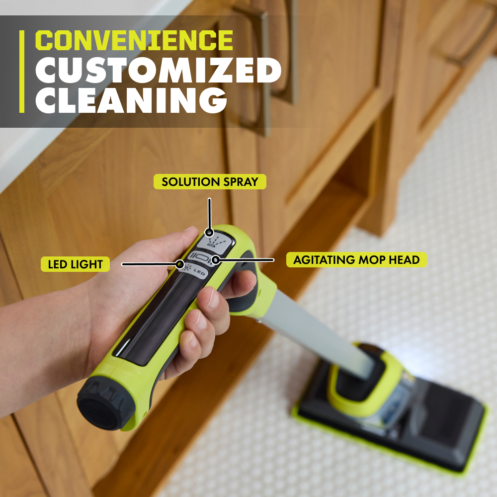 USB LITHIUM POWER SPRAY MOP KIT