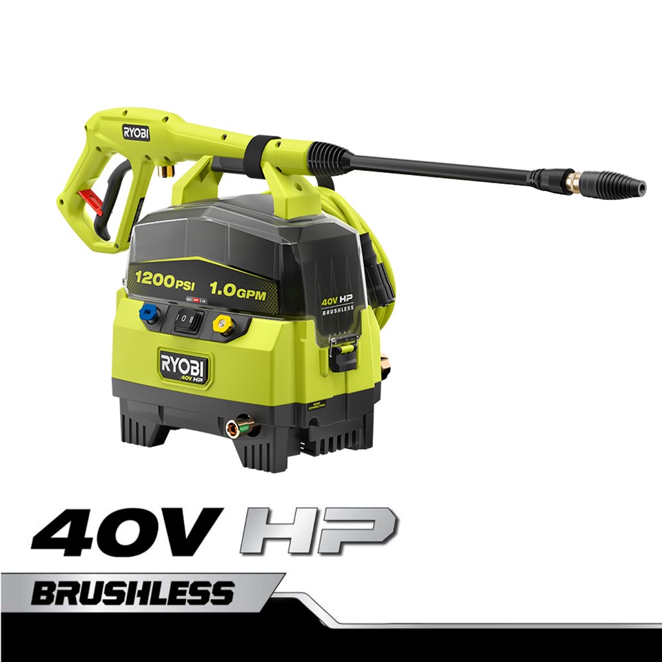 40V HP BRUSHLESS 1200 PSI 1.0 GPM PRESSURE WASHER