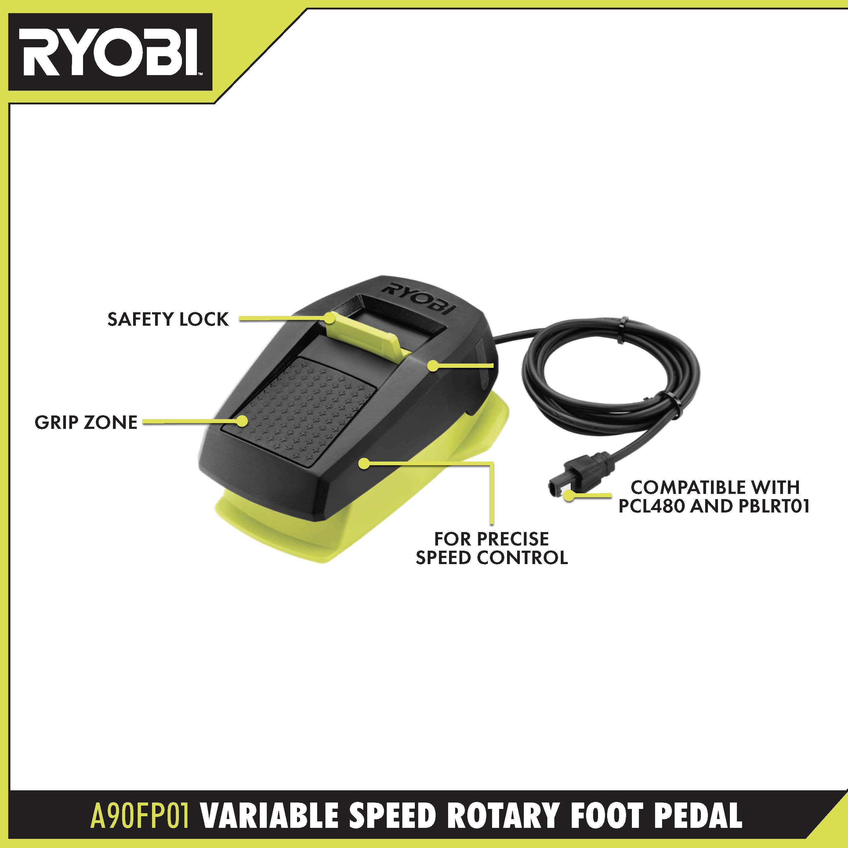 VARIABLE SPEED ROTARY FOOT PEDAL
