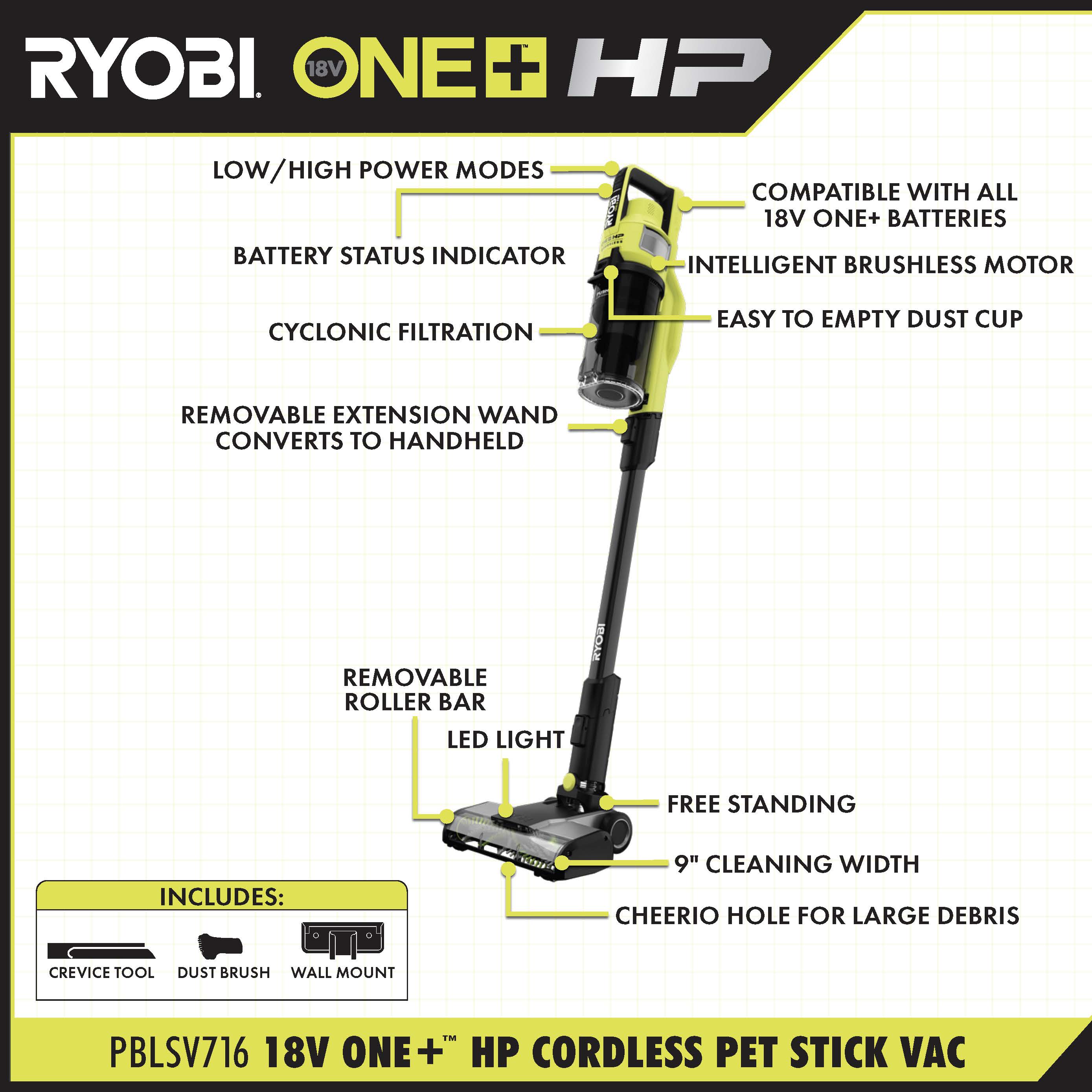 18V ONE+ HP STICK VACUUM KIT
