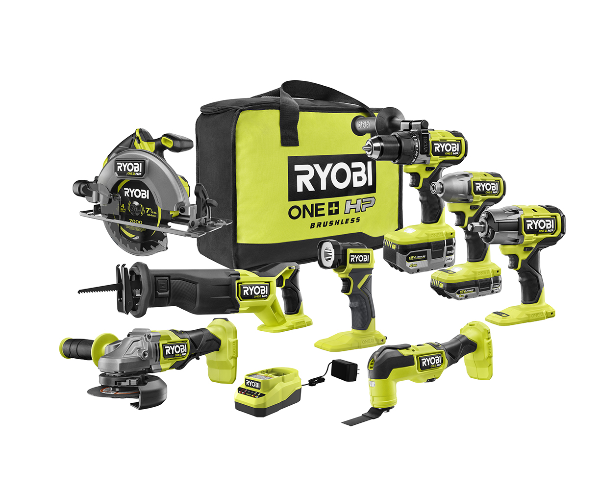 18V Brushless 8-Tool Combo Kit