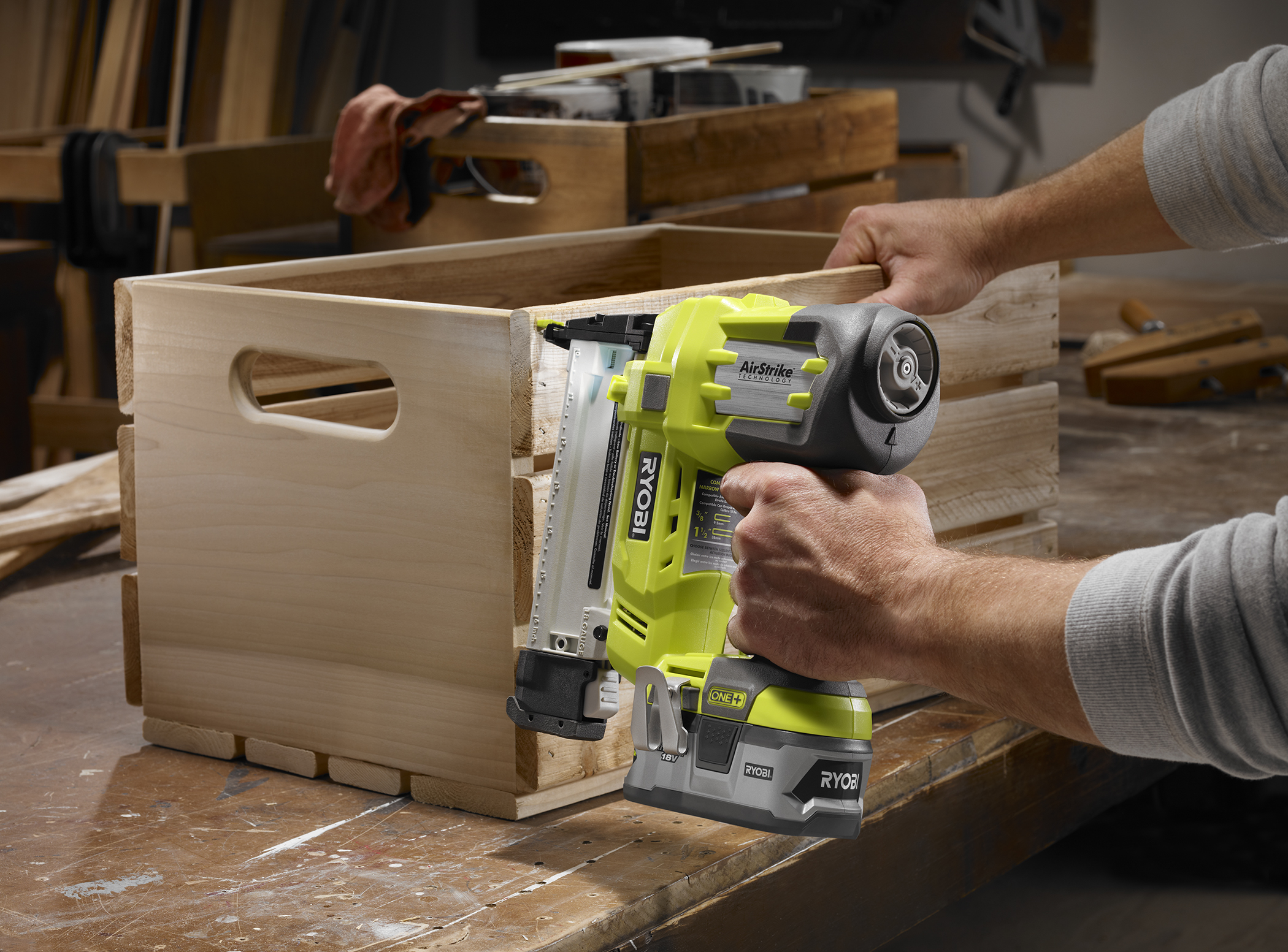 18V ONE+ AirStrike™ 18GA  Narrow Crown Stapler