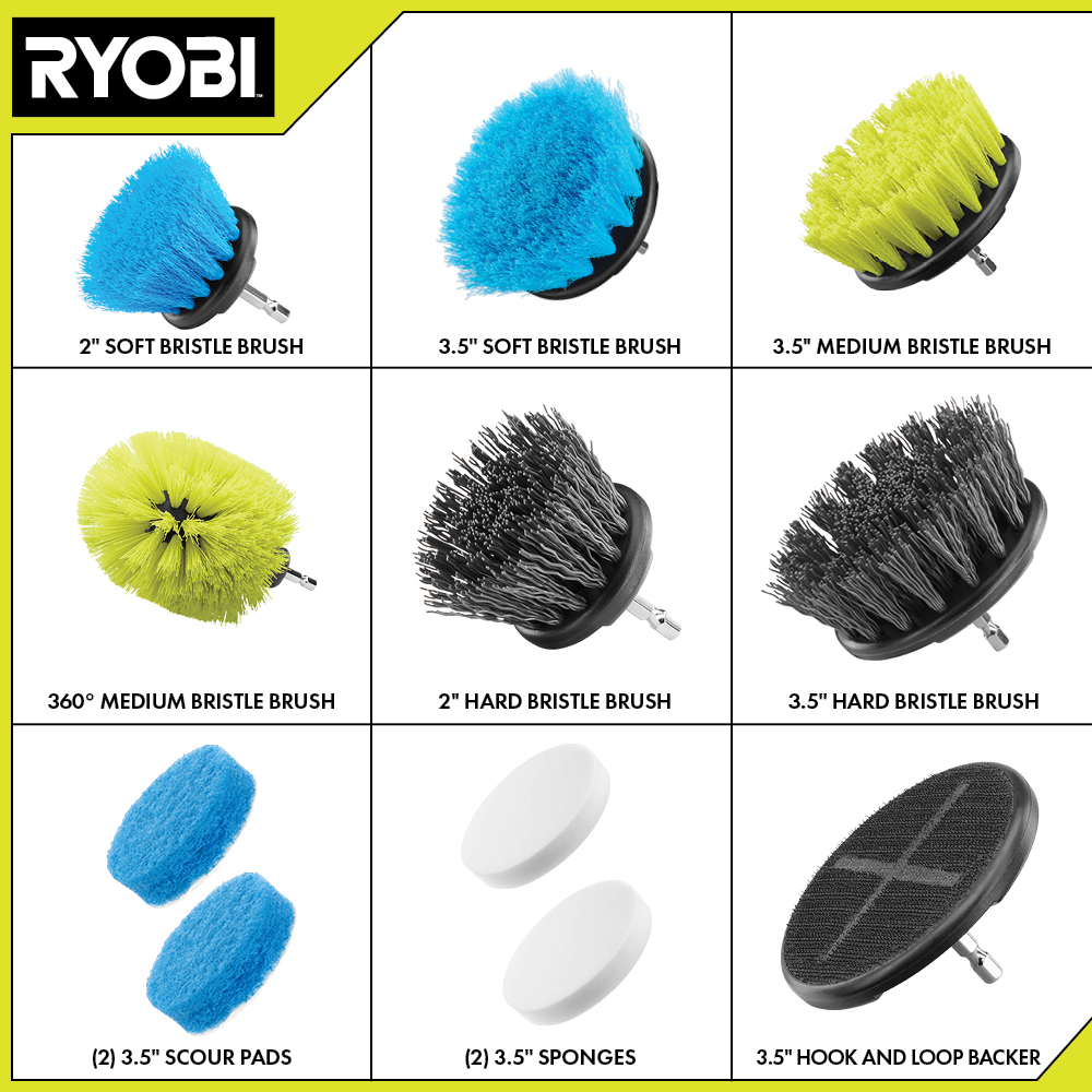 11 PC. SCRUBBER ACCESSORY KIT