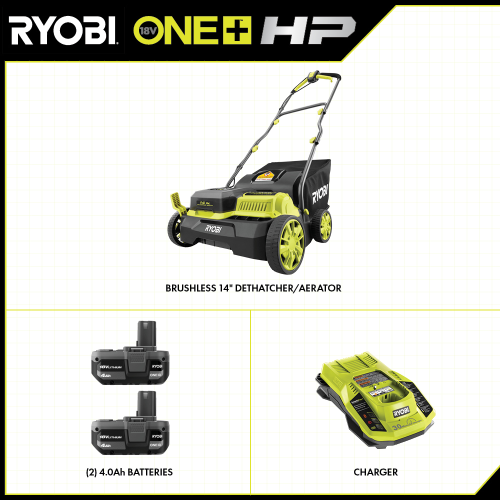 18V ONE+ HP BRUSHLESS DETHATCHER/AERATOR KIT