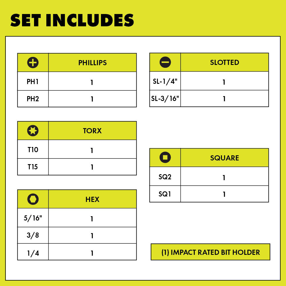 11-in-1 Multi-bit Screwdriver with Cushion Grip Handle