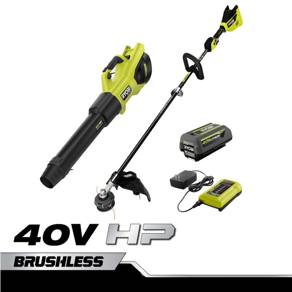 40V HP BRUSHLESS 600 CFM WHISPER SERIES BLOWER & 15