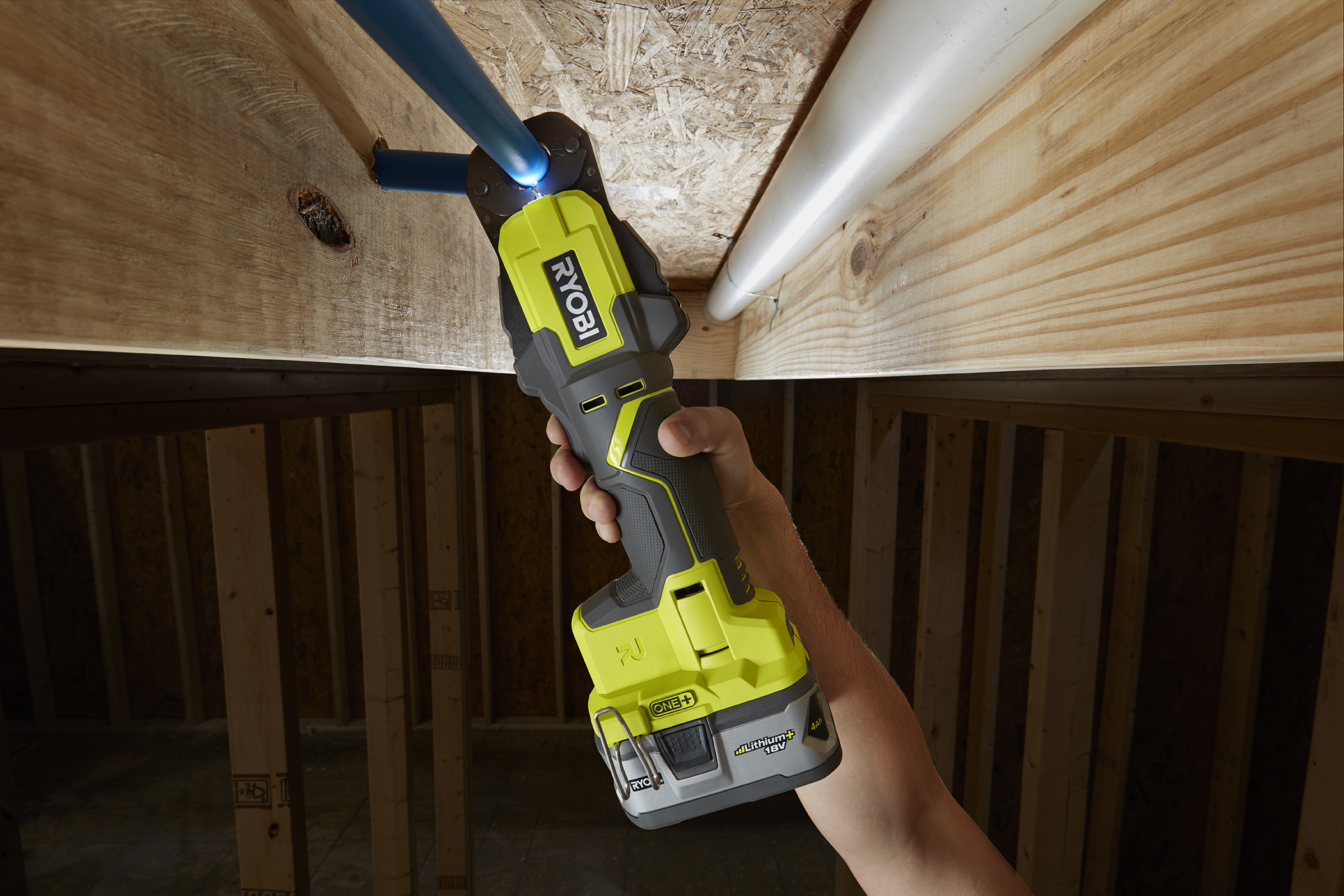 18V ONE+ PEX Crimp Ring Press Tool