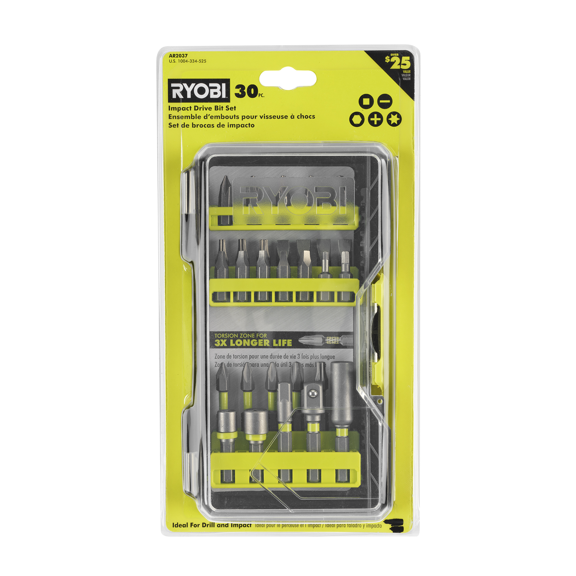RYOBI 30PC IMPACT DRIVING KIT