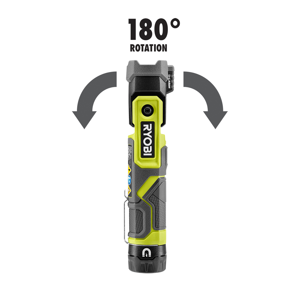 USB LITHIUM LED Pivoting Laser