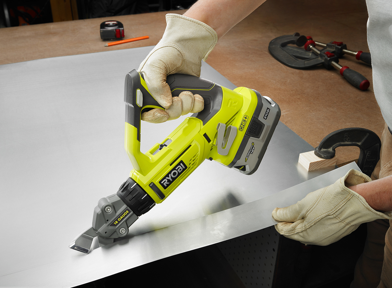 18V ONE+ 18-GAUGE OFFSET SHEAR