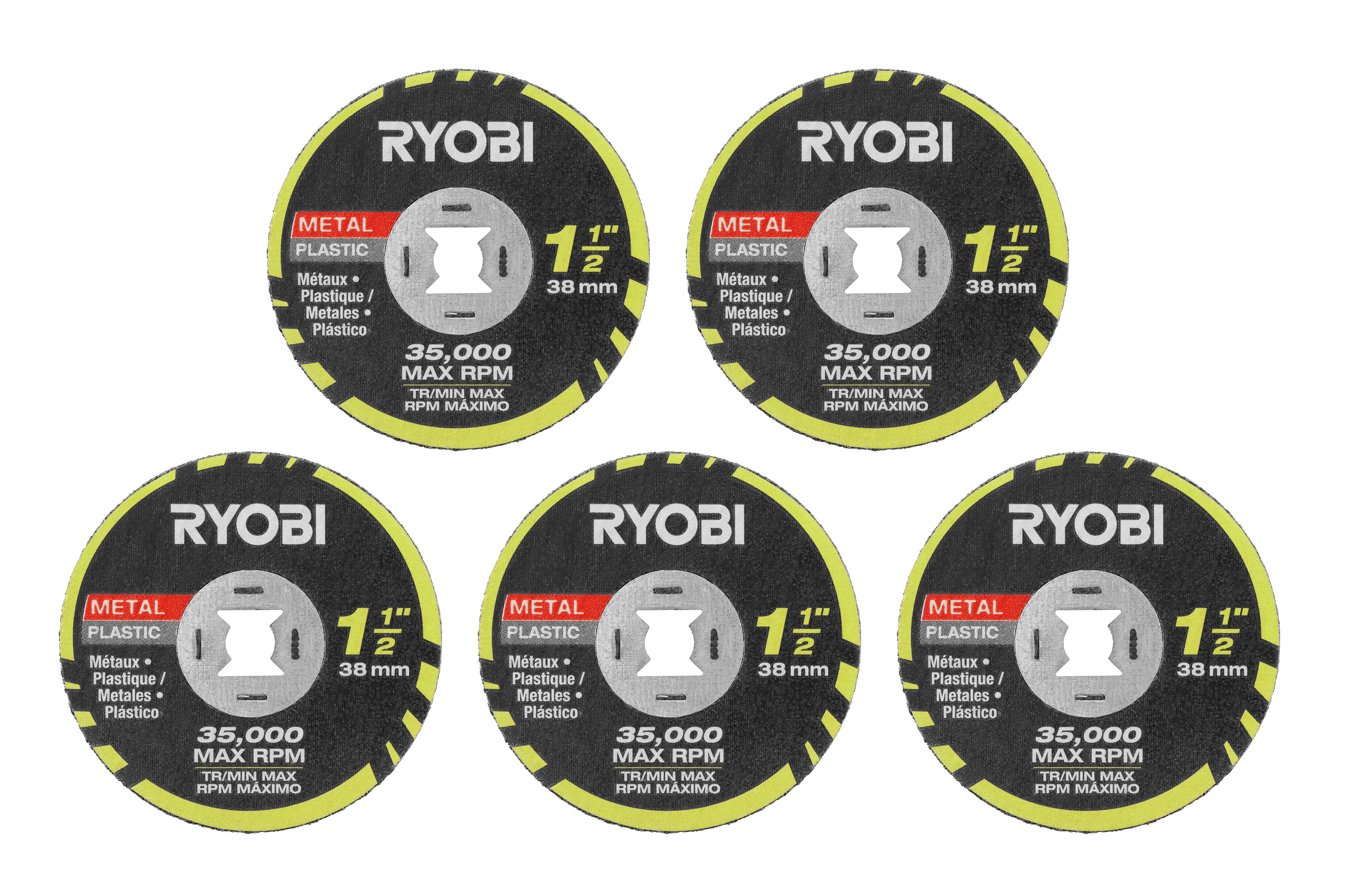 6PC. TWIST LOCK CUT-OFF WHEELS