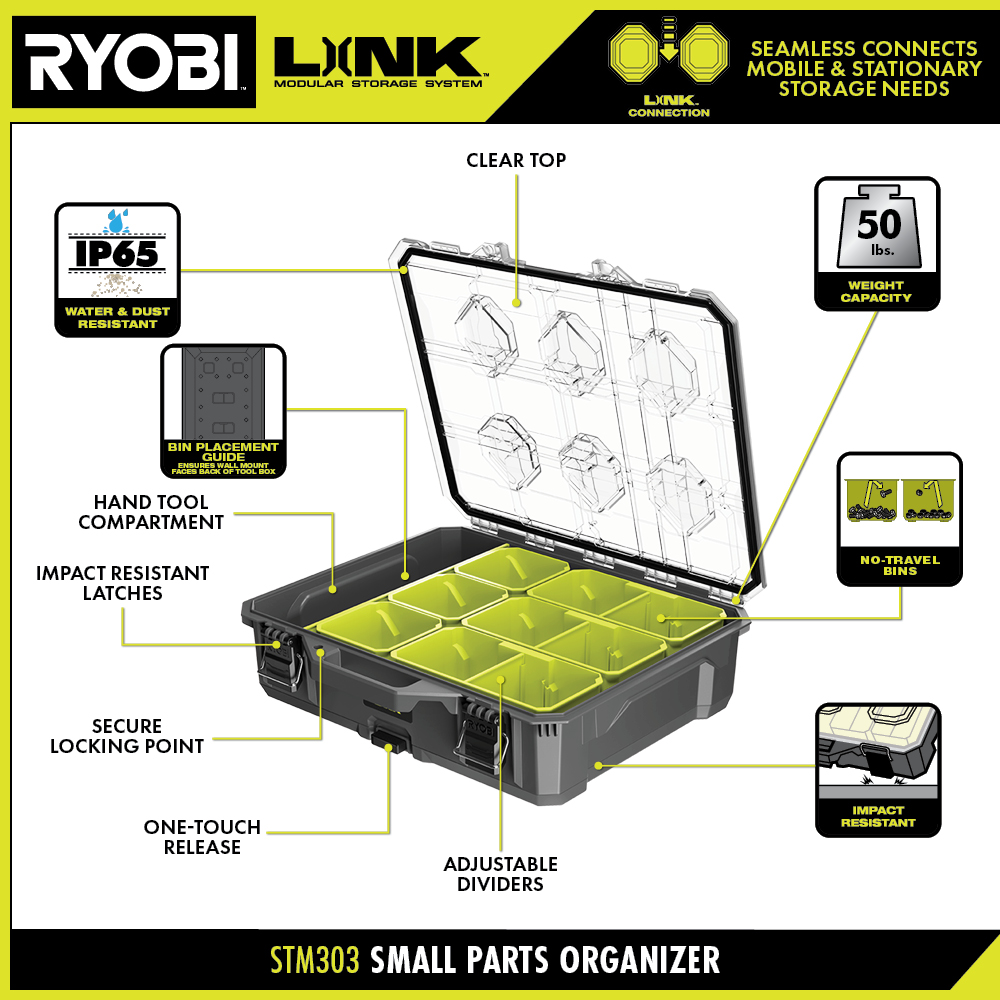LINK SMALL PARTS ORGANIZER