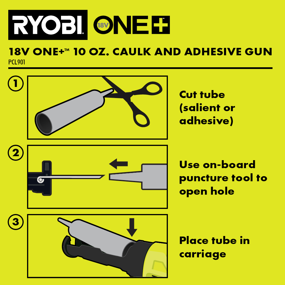 18V ONE+ 10 oz. Caulk and Adhesive Gun