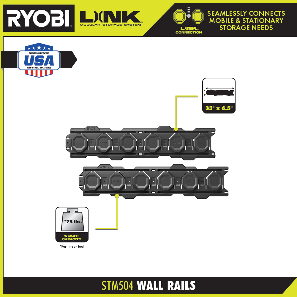 LINK WALL RAILS (2-PACK)