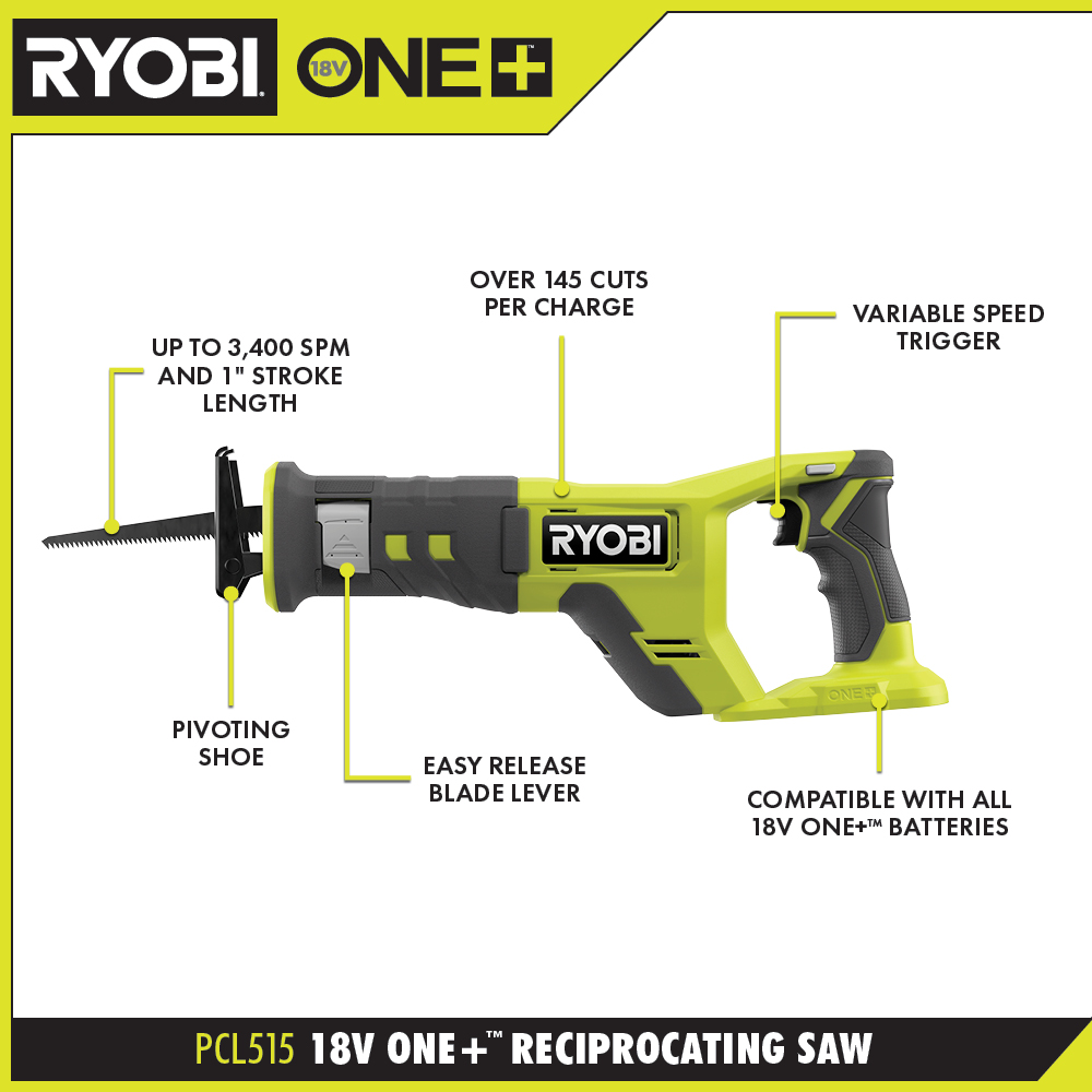 18V ONE+ RECIPROCATING SAW