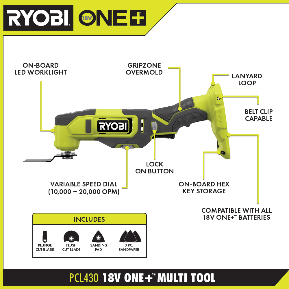 18V ONE+ MULTI-TOOL
